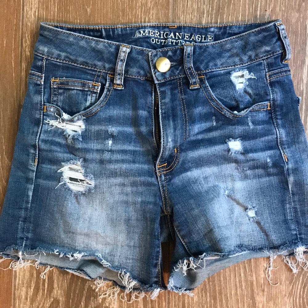 American outfitters jean shorts!